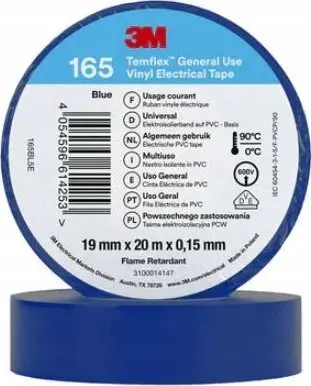 Изолента 3M 7100184801 ПВХ синяя 19 мм Photo 6