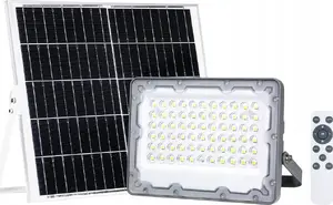 Outdoor LED Solar Floodlight Eko-Light Milo EKO9154 8W 1000lm 6000K IP65 with Twilight/Motion Sensor, Black