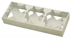 Outlet box Ospel PNP-3Y/27 — dimensions 226×84×34 mm