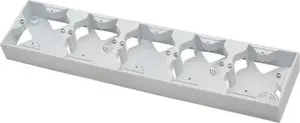 Коробка монтажная Ospel PNP-5U/00 — 366×82×36 мм, белая