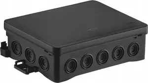 Wall-mounted installation box Simet Fastbox&Hook 35404107 NS9 black — Simet