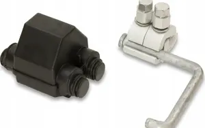 ENSTO grounding clamp SEW20.31 for earth connections, aluminum conductors 35–157 mm²