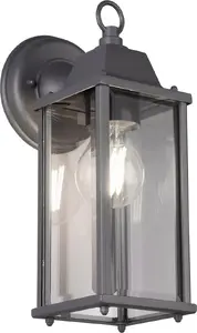 Wall light TRIO OLONA 201960142 — outdoor/ facade sconce, graphite finish