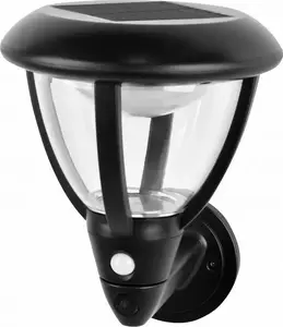 Outdoor wall light ECOLIGHT2 EC20117 SOE-3 solar fixture 1×0.55W LED 4000K black