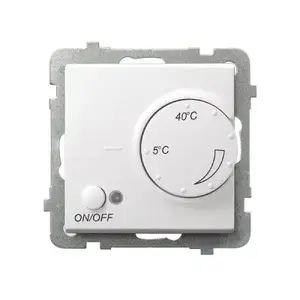 Sienas kontaktligzda Ospel RTP-1RN/m/00 balta, 230 V, IP20, 71×71×52 mm