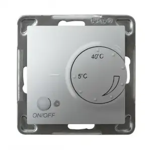 Настенный таймер Ospel RTP-1YN/m/18, серебристый, 230 В, IP20, 71×71×52 мм