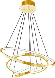 Подвесной светильник Azzardo WHEEL AZ2918 современный, золотой, потолочный