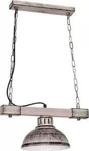 Pendant lamp Dekoracja domu Hakon A9060 — industrial-style hanging light, light brown finish