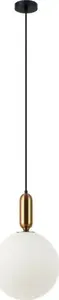 Pendant lamp Italux ALDEVA PND-02340-1L-BRO — 1-light hanging ceiling fixture, bronze finish