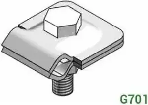 ALPAR lightning protection cross connector G701 — single-screw terminal for conductors