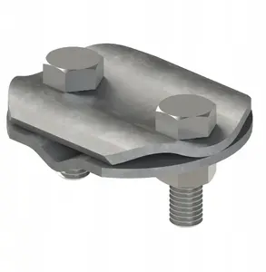 ALPAR lightning protection cross connector G702, 2-screw terminal for earthing/earthing conductor connections