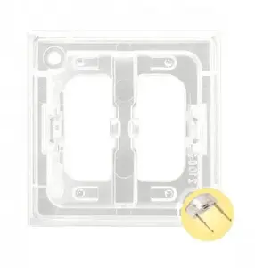 Electrical switch accessory Ospel ZP-2UG — mounting insert for modular switches