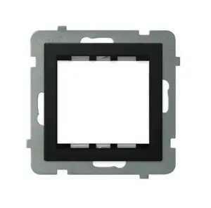 Ospel AP45-1R/M/33 Black электрический монтажный аксессуар — 1 шт., чёрный цвет, компактный монтаж