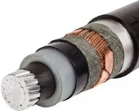 Enerģijas kabelis Tele-Fonika XRUHAKXS 1x70/25 12/20 kV — vienkodola vidējā sprieguma kabelis