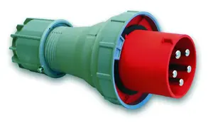 PCE POWER TWIST 63A 400V 3P+Z+N IP67 pārnēsāma industriāla kontaktdakša 035-6