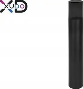 Grīdas lampa LVT XD-HW930B āra stāvoša lampa IP44 1×40W E27 melna/dūmakaina