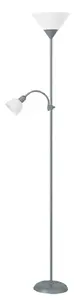 Grīdas lampa Rabalux 4028, metāla korpuss, E27 pamatne, LED savietojama, augstums 1780 mm, 230 V