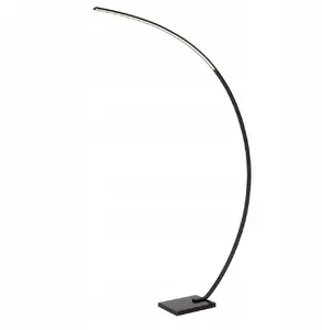 Grīdas lampa DELIGHT Curve 44700/11/30 1x15W LED 2550–2850K 540 lm melna