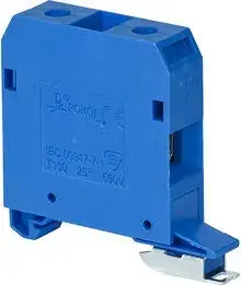 Terminal connector Pokój A11-1636 threaded rail-mounted ZG-G35/TS35 blue