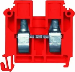 Клеммник Simet шинный 2-проводной 16,0 мм² красный ZSG1-16.0c