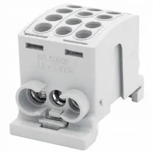 Terminal block Pozostali F2.0362 100A-3 (1x25, 2x16 / 1x25, 2x16) Al/Cu IP20 gray