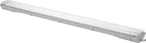 LED waterproof luminaire BestService LHR236 for 2×T8 120cm tubes, IP65, PC housing with reflector