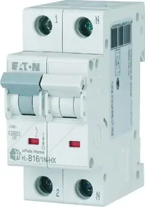 Automāts EATON HN-B16/1N 16 A 1‑polu 6 kA DIN sliedei