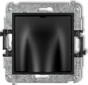 Cable gland Karlik MINI Wypust kablowy 12MWPK black matte