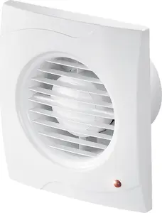 Bathroom Extract Fan AWENTA Vecco WV100W 100 mm 95 m³/h 14 W 230 V with Pull-Cord Switch, White