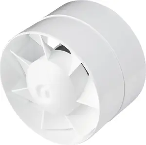 Канальный вентилятор AWENTA WKA125 — Ø125 мм, 154 м³/ч, 17 Вт, 230 В, белый