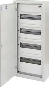 Sadales kārba Etipo WRP12-4 4x12 IP30 metāla virsmas montāžas balta