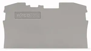 Крышка для клеммной колодки Wago 2006-1291, защитная изоляционная крышка