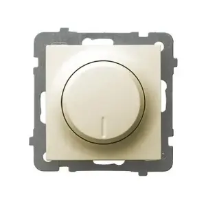 Диммер и выключатель Ospel ŁP-8GL2/m/27 — 230 В, IP20, 71×71×51 мм