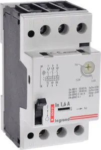 Тепловое реле Legrand M 250 3-полюсное 0,55 кВт 1–1,6 А (модель 606805)