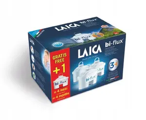 LAICA water filter cartridge 4-pack BI-FLUX Universal for pitcher jugs, model 01LF4SIT00