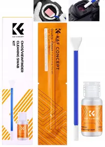 Sensor Cleaning Kit K&F SB10793 for 16mm and APS-C with 5 Cleaning Swabs and Cleaning Fluid
