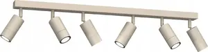 Потолочный светильник Luminex Link 9530, 6×8W GU10, бежевый рейковый