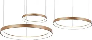 Подвесной светильник Azzardo Agnes AZ5026 LED 120W с регулировкой цветовой температуры золотой