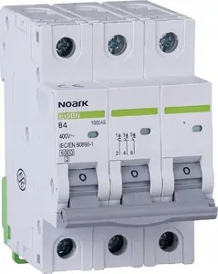 Автоматический выключатель Noark CH-KA B 4A 6kA 3-полюсный (MPN 100048)