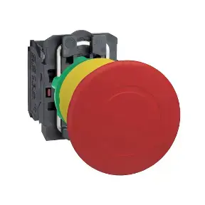 Кнопочный переключатель Schneider Electric XB5AS8444, пластик, красный, 40×82×43 мм