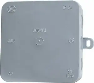 Scame installation box A3 85×85×37 mm IP54 – surface-mounted electrical junction enclosure