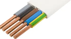 Power cable Shumee YDYp 5×2.5 mm² 450/750V, yellow, 100 m
