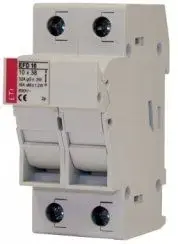 Fuse Holder ETI EFH 10 DC 2P (002540203) — 2-pole DC fuse base