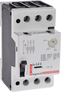 Motor protection switch Legrand 3-pole 1.5 kW 2.5–4 A model M 250 (MPN 606807)