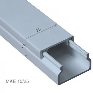 Elektromontāžas kaste AKS MKE 15x25 modelis 111309 — PVC kabeļu kanāls vadam