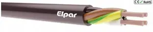 Power cable elpar N2XH-J 5x6 mm² 0.6/1 kV B2ca halogen-free on drum