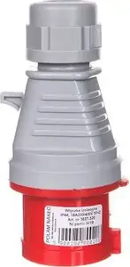 Tarel portable insulated plug 32A 400V 4P IP44 quick-connect (model 3647-326)