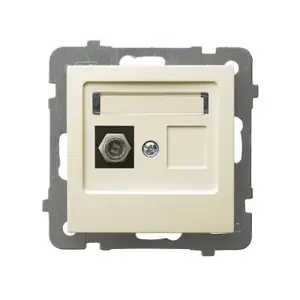Rozete Ospel GPA-1GF/m/27 — viengangas, IP20, 71×71×34 mm