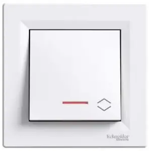 Schneider Electric staircase switch with indicator lamp EPH1500321 white screw terminals