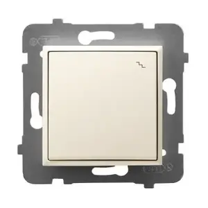 Ospel ŁP-3U/m/27 DIN-mount smart switch, 250 V AC input, 10 A output, IP20, 71×40×71 mm